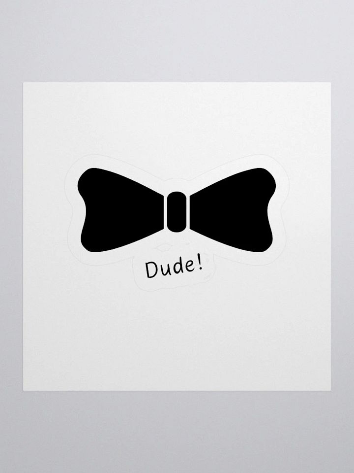 Dudish bow tie design sticker 013 product image (1)