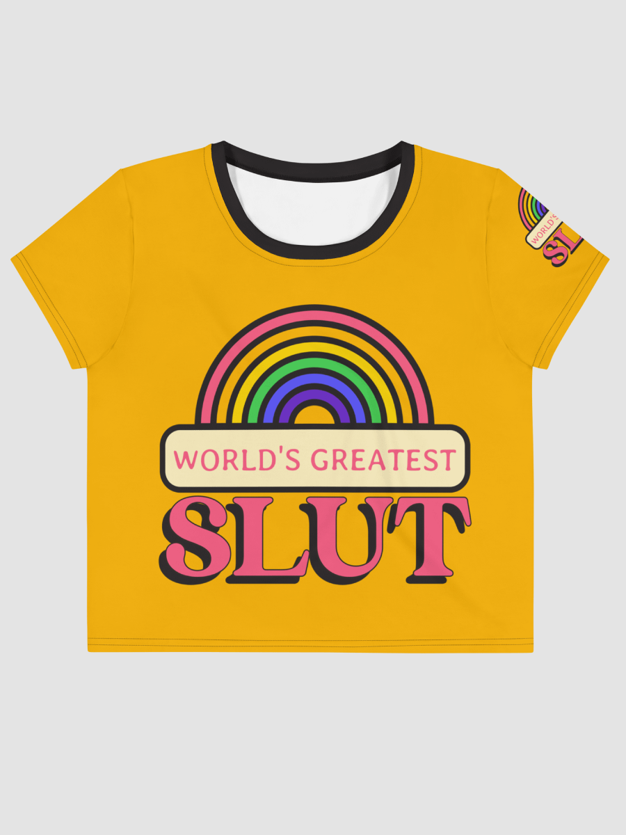 World's Greatest Slut crop tee product image (4)