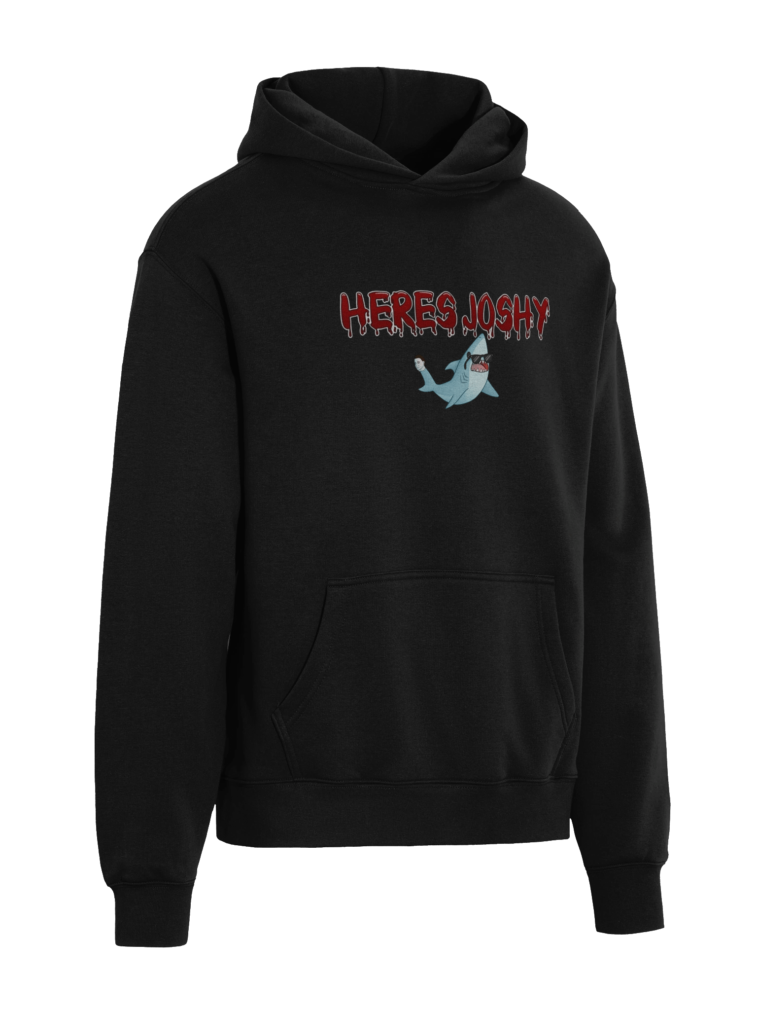 Joshy Shark Black Hoodie product image (4)