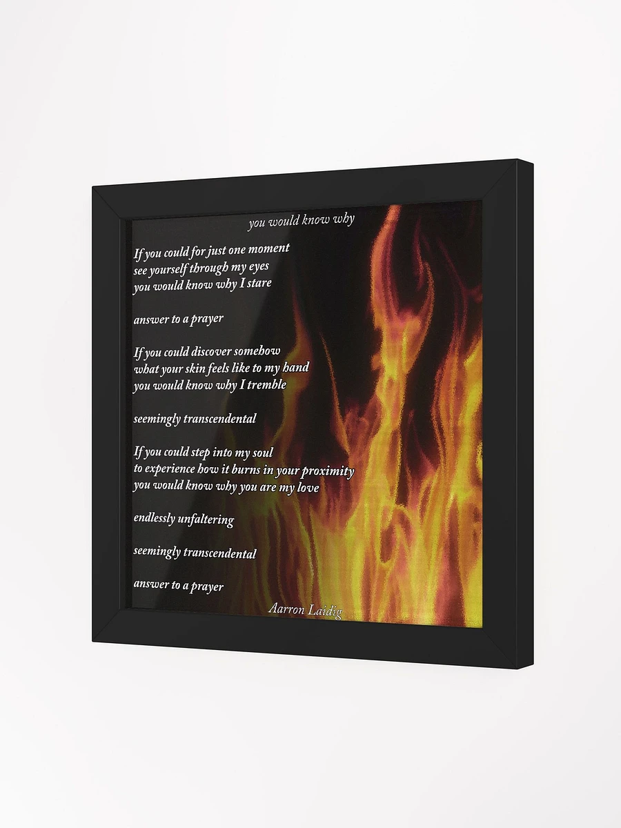 You would know why framed poem product image (4)