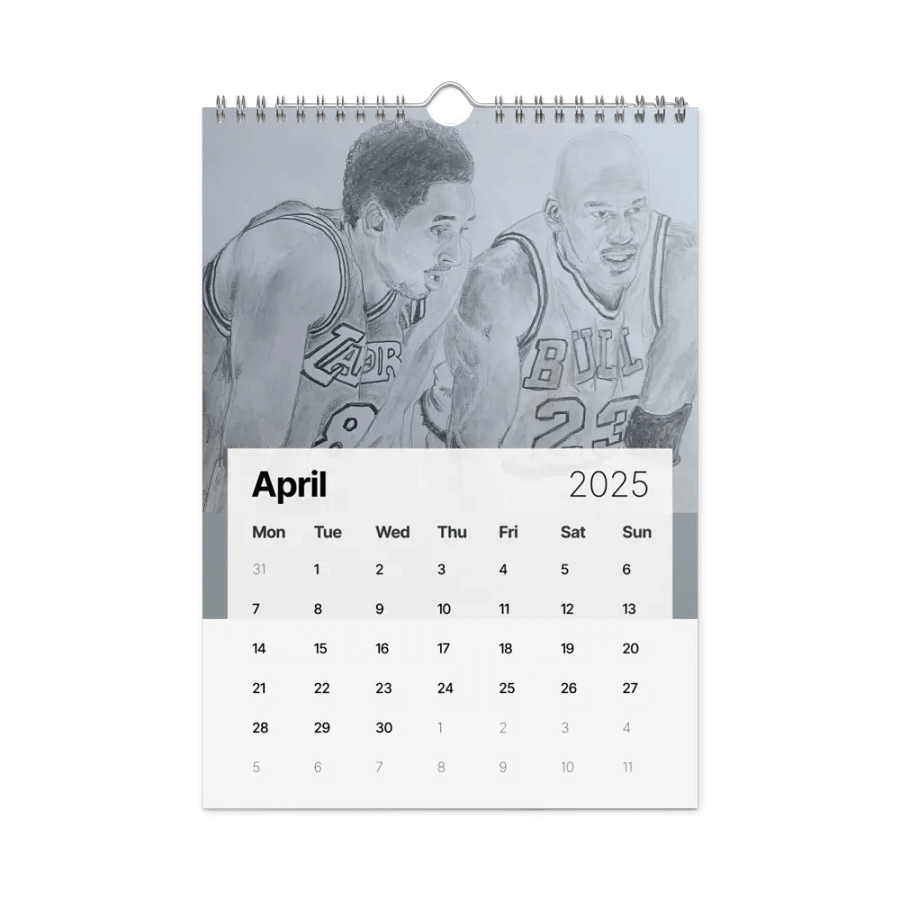 Legends of the Court 2025 Calendar product image (1)