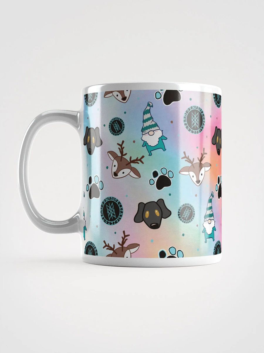 PRIDE Pastel Rainbow Stream Pattern Glossy Mug product image (6)
