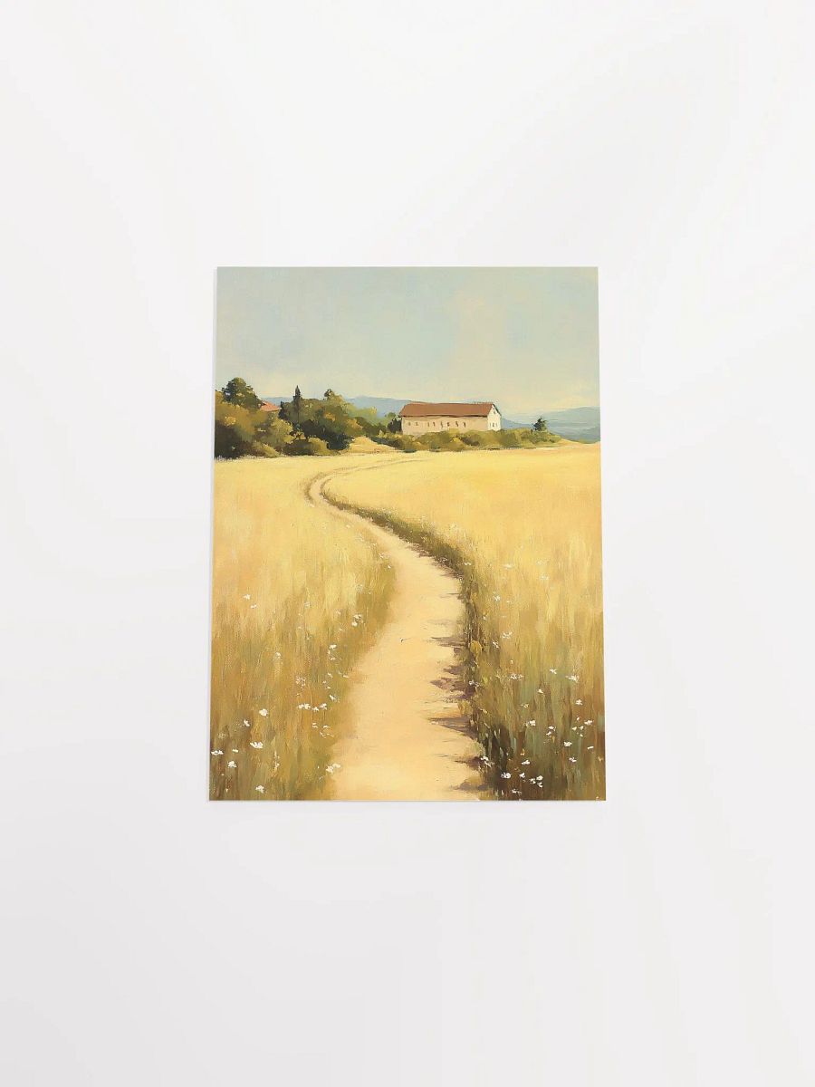 Golden Wheat Fields - Rustic Farmhouse Landscape Art product image (35)