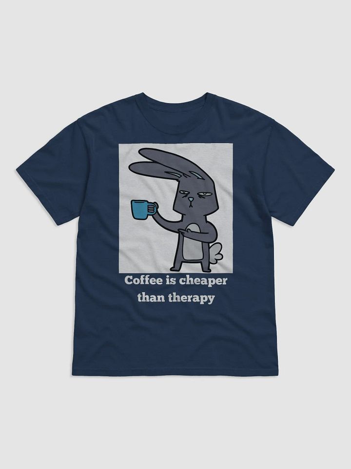 COFFEE OVER THERAPY T-SHIRT (WHITE) product image (73)