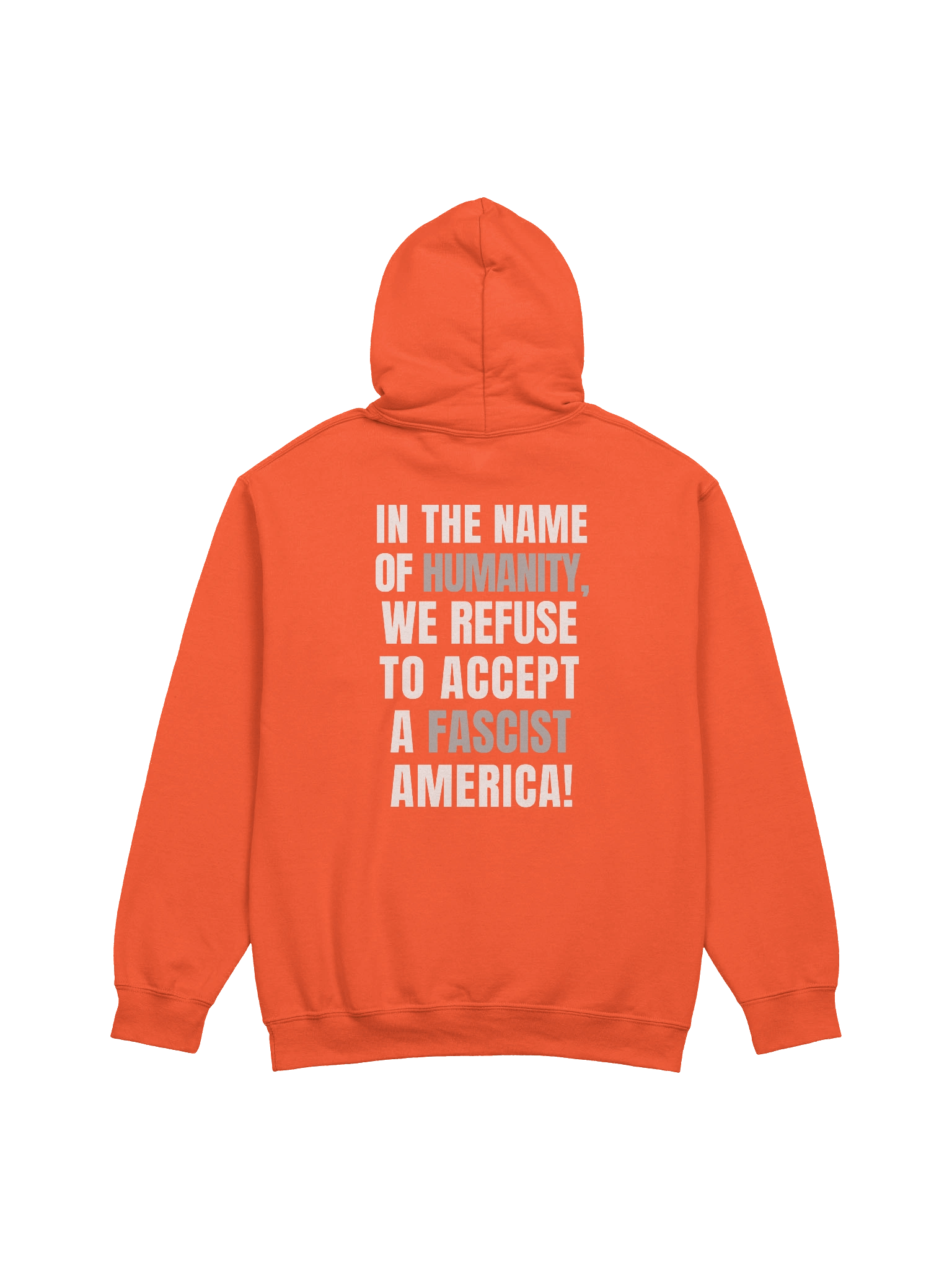 Trump Must Go Now! Orange Hoodie product image (2)