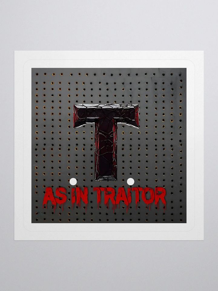 T as in traitor stickers product image (2)