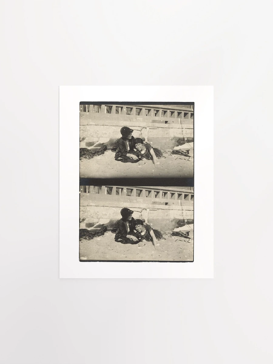 Two Women On Beach by Louis Fleckenstein (1907–1943) - Print product image (1)