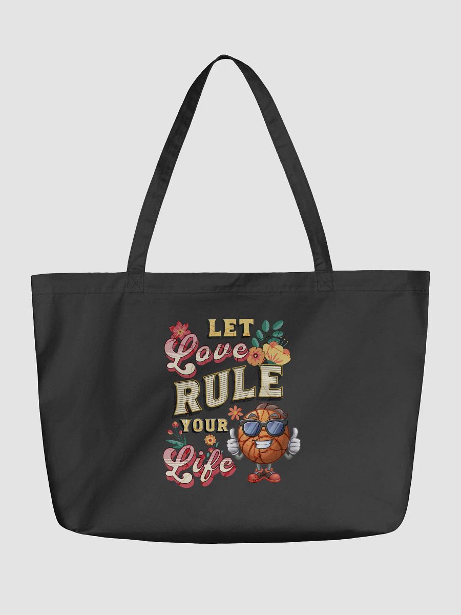 Let Love Rule Your Life Basketball Tote product image (2)