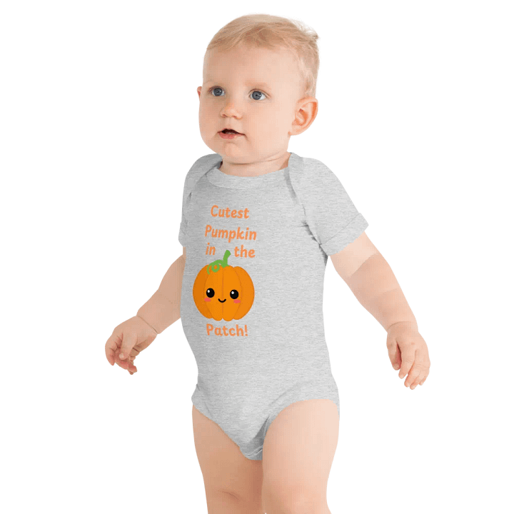 Cute Baby Pumpkin Fall T shirt with snaps product image (1)