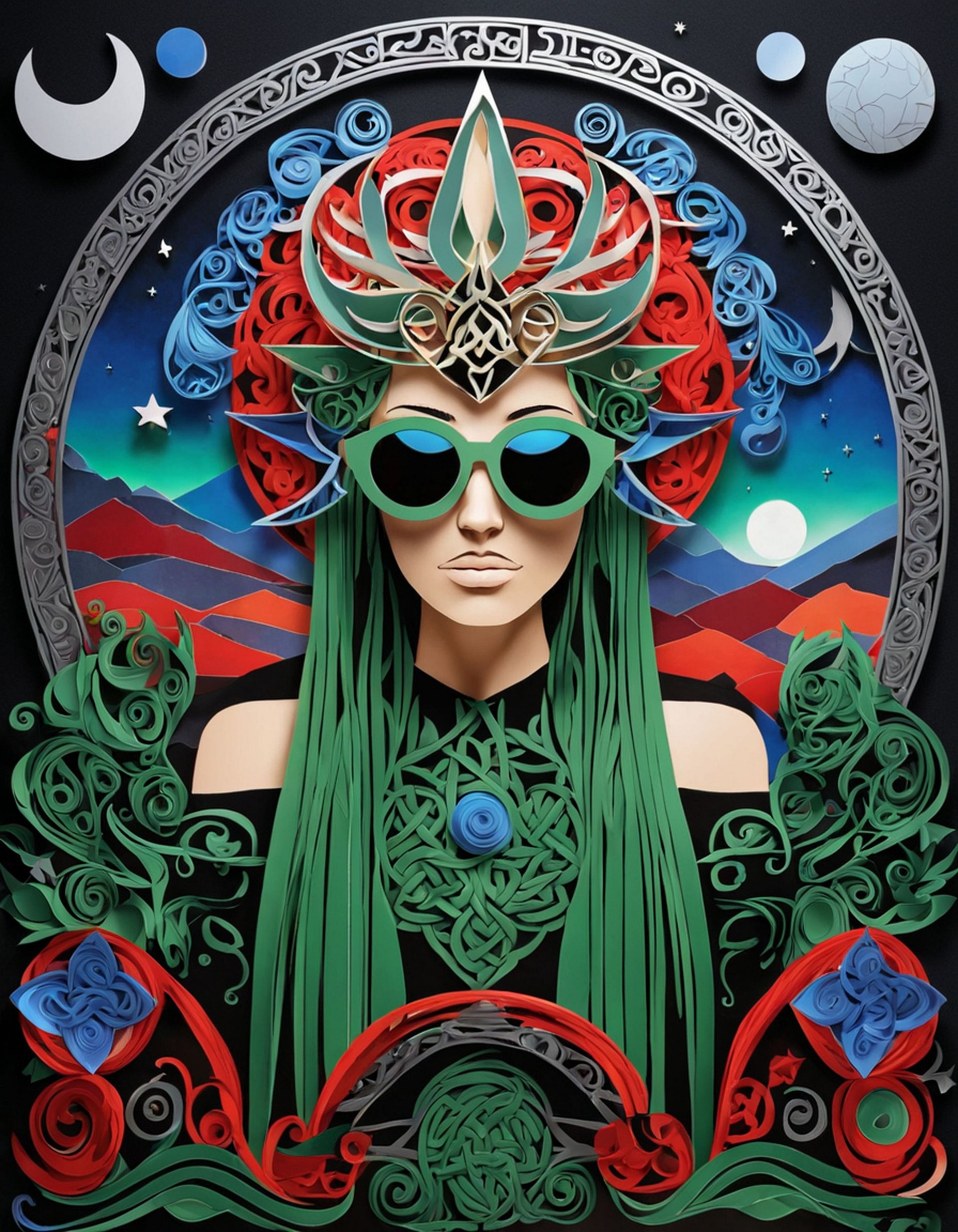 Winter Wiccan 12 - Instant Download product image (1)