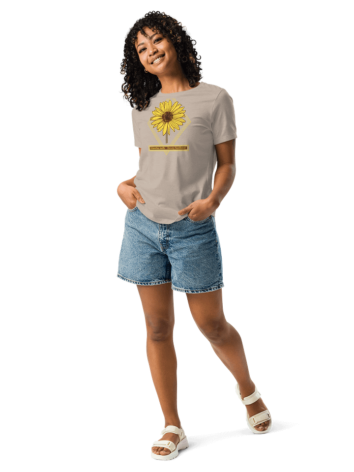 Helianthus Sunflower Women's Relaxed Fit Cotton T-Shirt product image (36)
