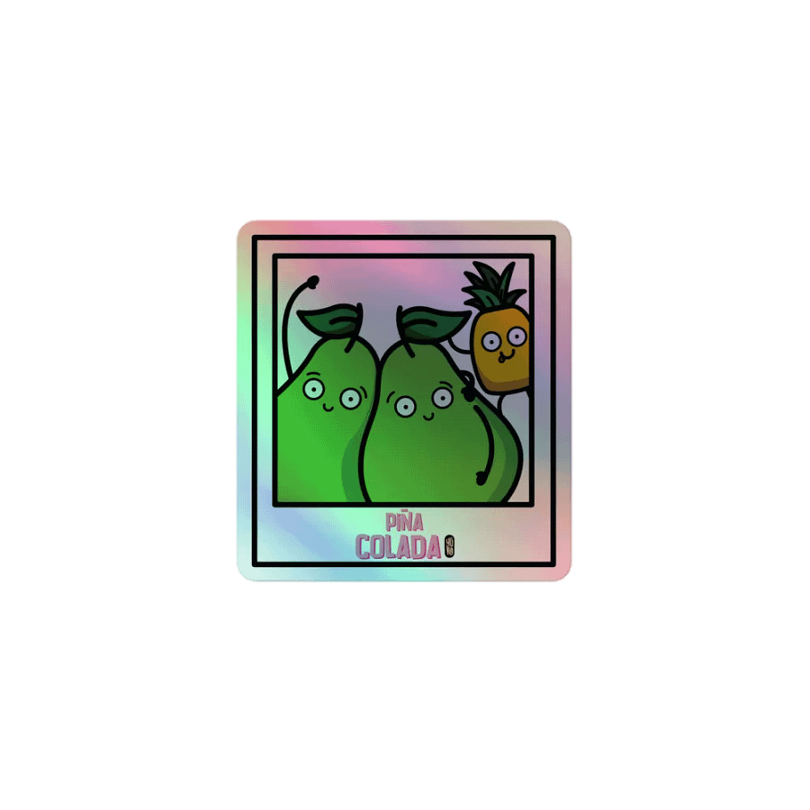 Piña Colada - Sticker (Holographic Kiss Cut) product image (1)