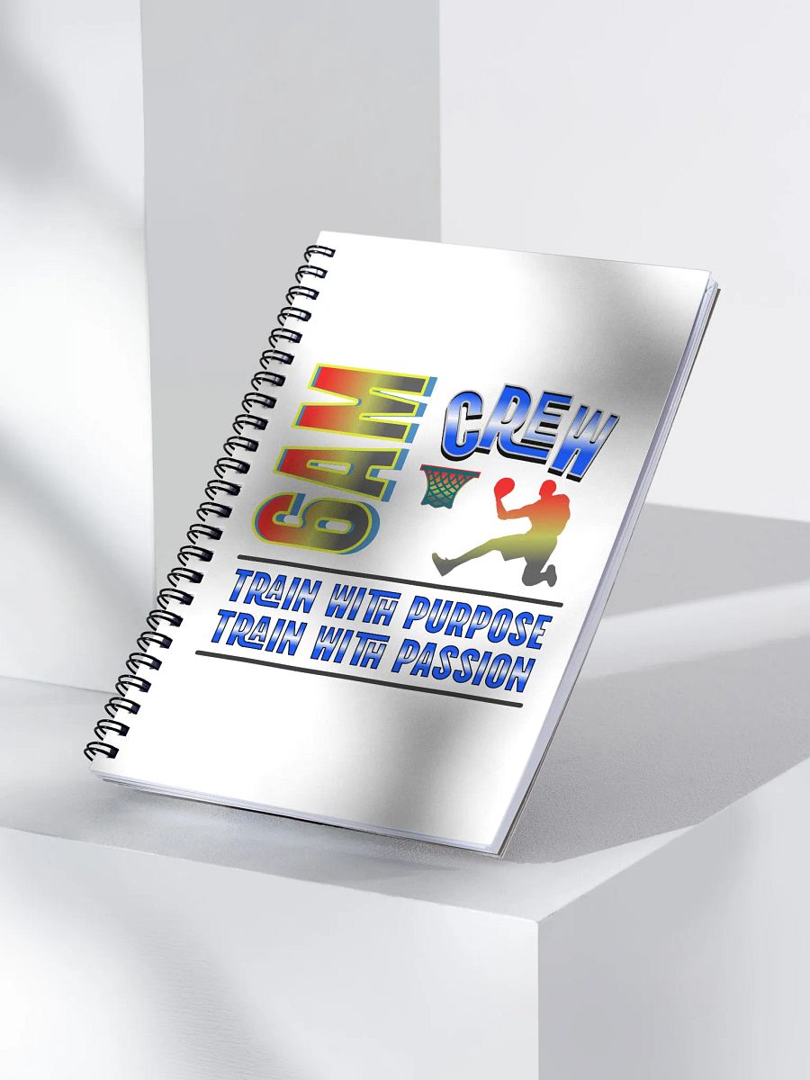 6AM Crew Train With Purpose Train With Passion Basketball Notebook product image (3)