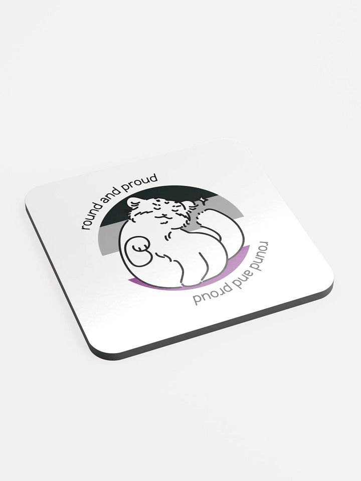 Round and Proud Asexual Version - Coaster product image (2)