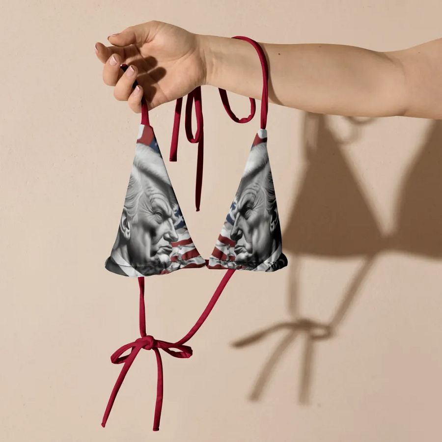 Patriotic Leader All-Over Bikini Top product image (9)