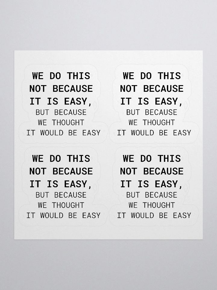WE DO THIS - STICKER product image (4)
