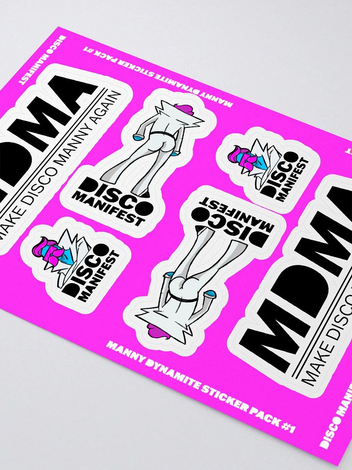 MANNY DYNAMITE STICKER PACK #1 product image (2)
