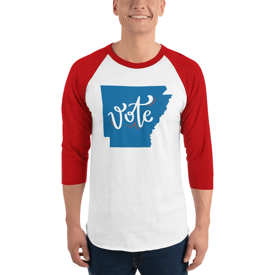 Vote, Arkansas! Baseball T-Shirt product image (19)