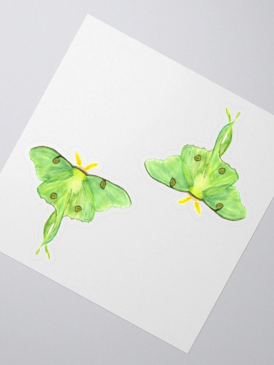 Luna Moth Sticker (x2) product image (2)
