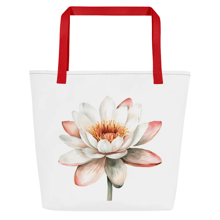 Water Lily Blooms All-Over Tote Bag product image (1)