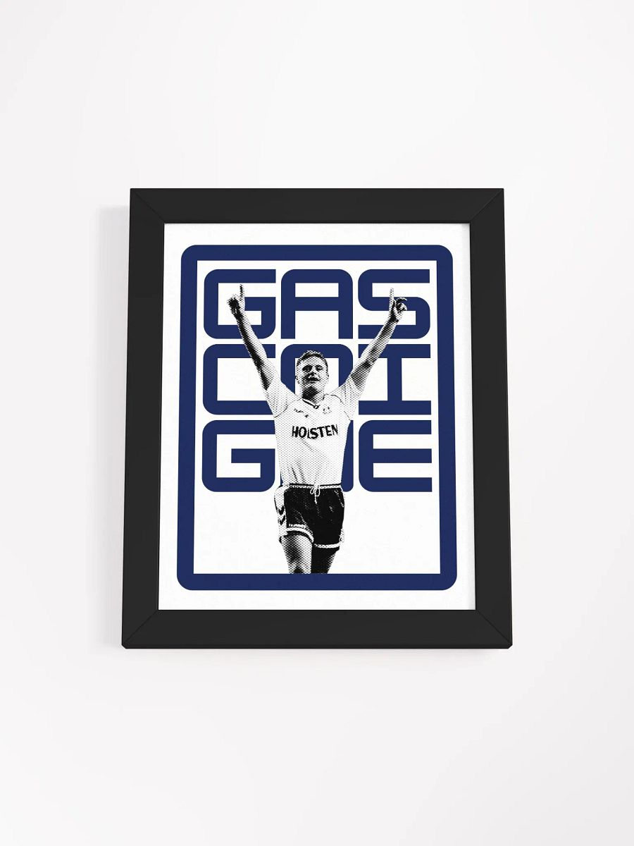 Paul Gascoigne BW Tottenham Hotspur Name Art Framed Print product image (2)