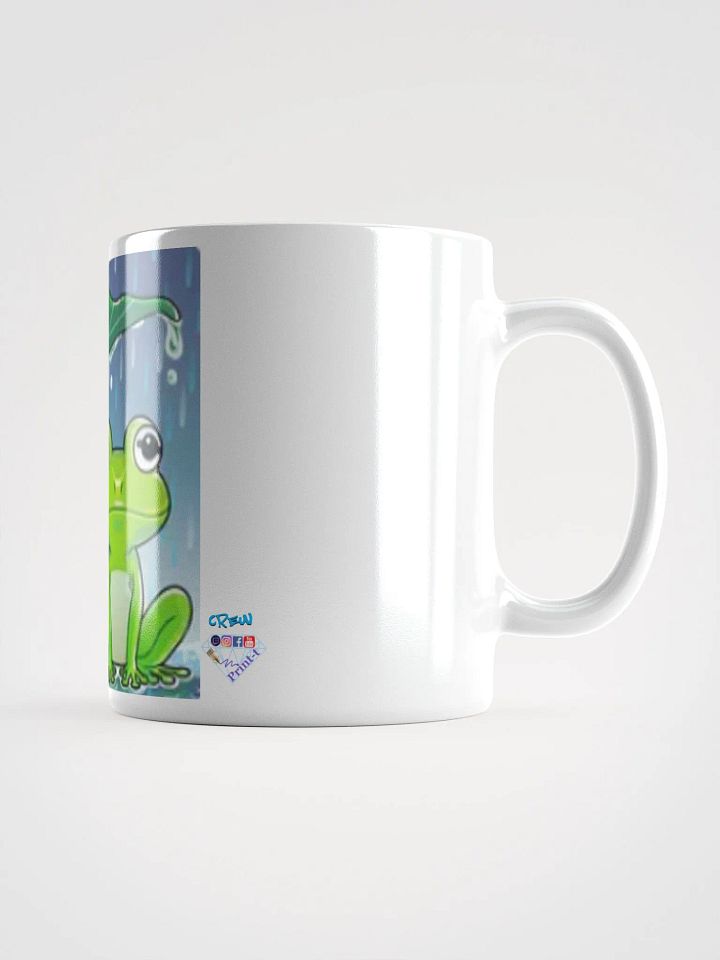 Weiß glänzende Tasse, du bist nicht alleine Motiv product image (1)