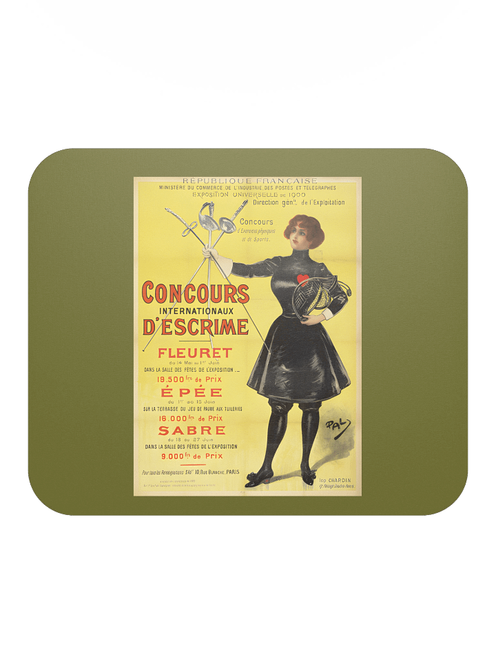 Paris Exposition 1900 Mouse Pad product image (2)