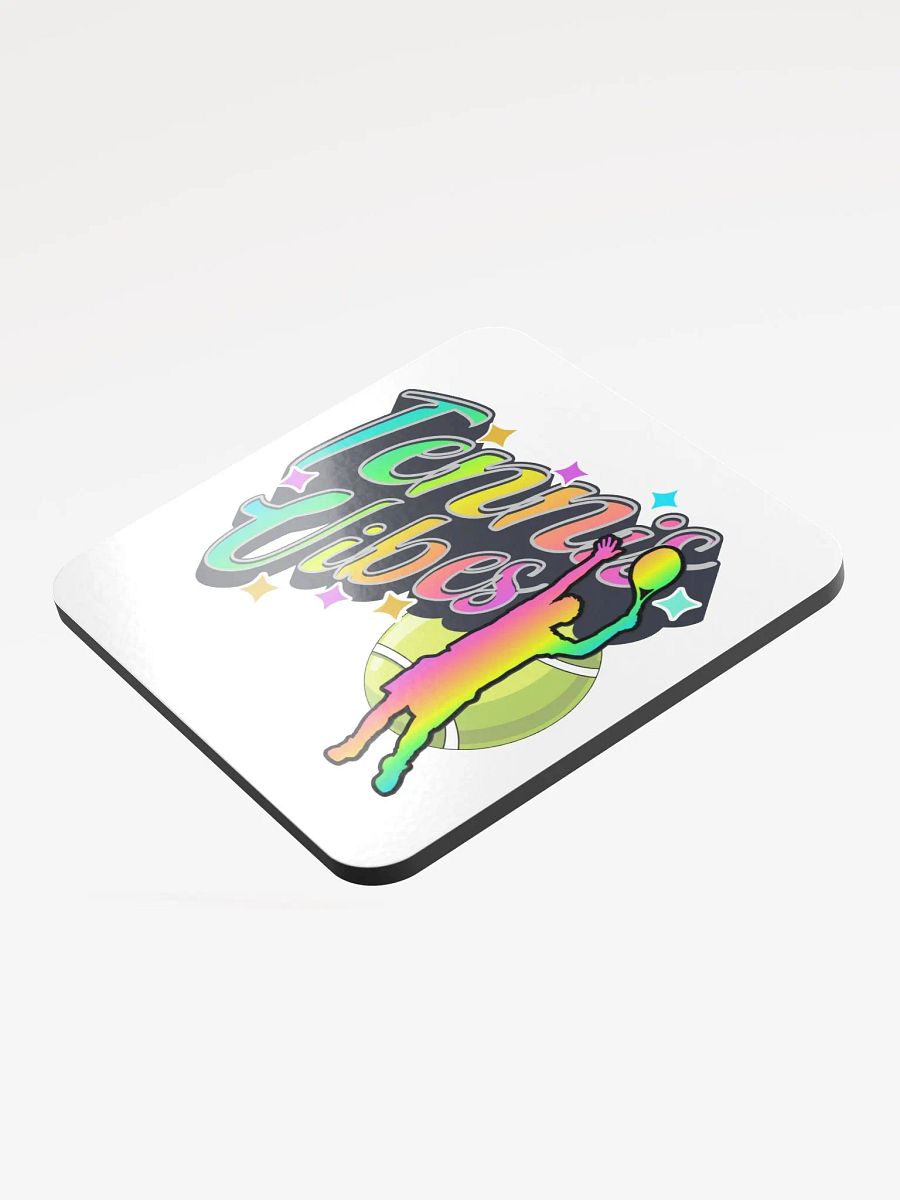Tennis Vibes Male Neon Rainbow Coaster Set product image (3)