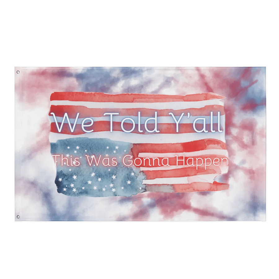 Resistors, We Told Y'all , Tie-dye Flag product image (1)