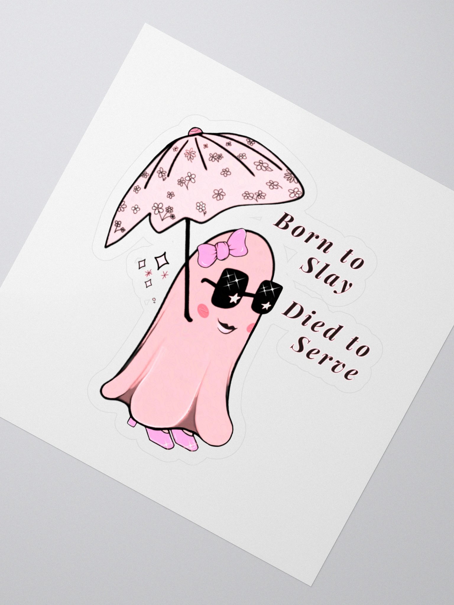 Born to Slay Ghost Sticker product image (2)