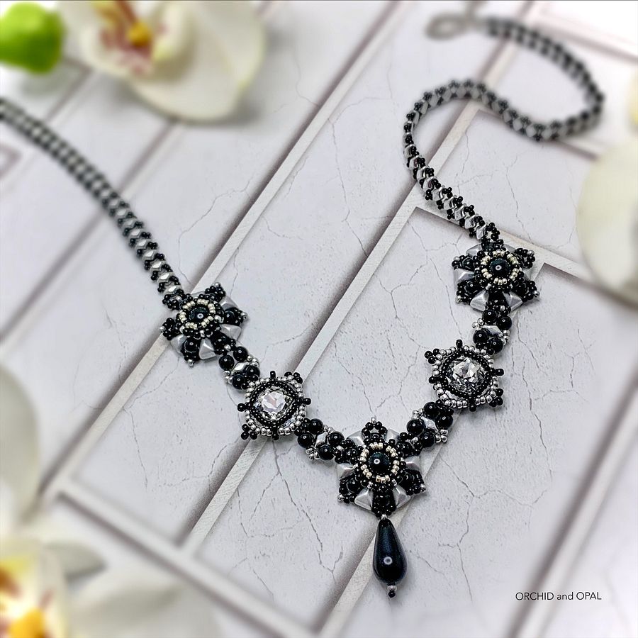 Digital Pattern - Renaissance Fair Vexolo and Crystal Necklace product image (4)
