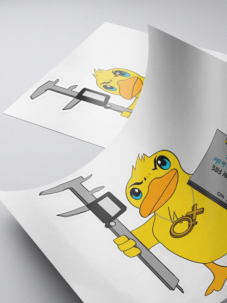 The DUQ Duck Sticker product image (4)