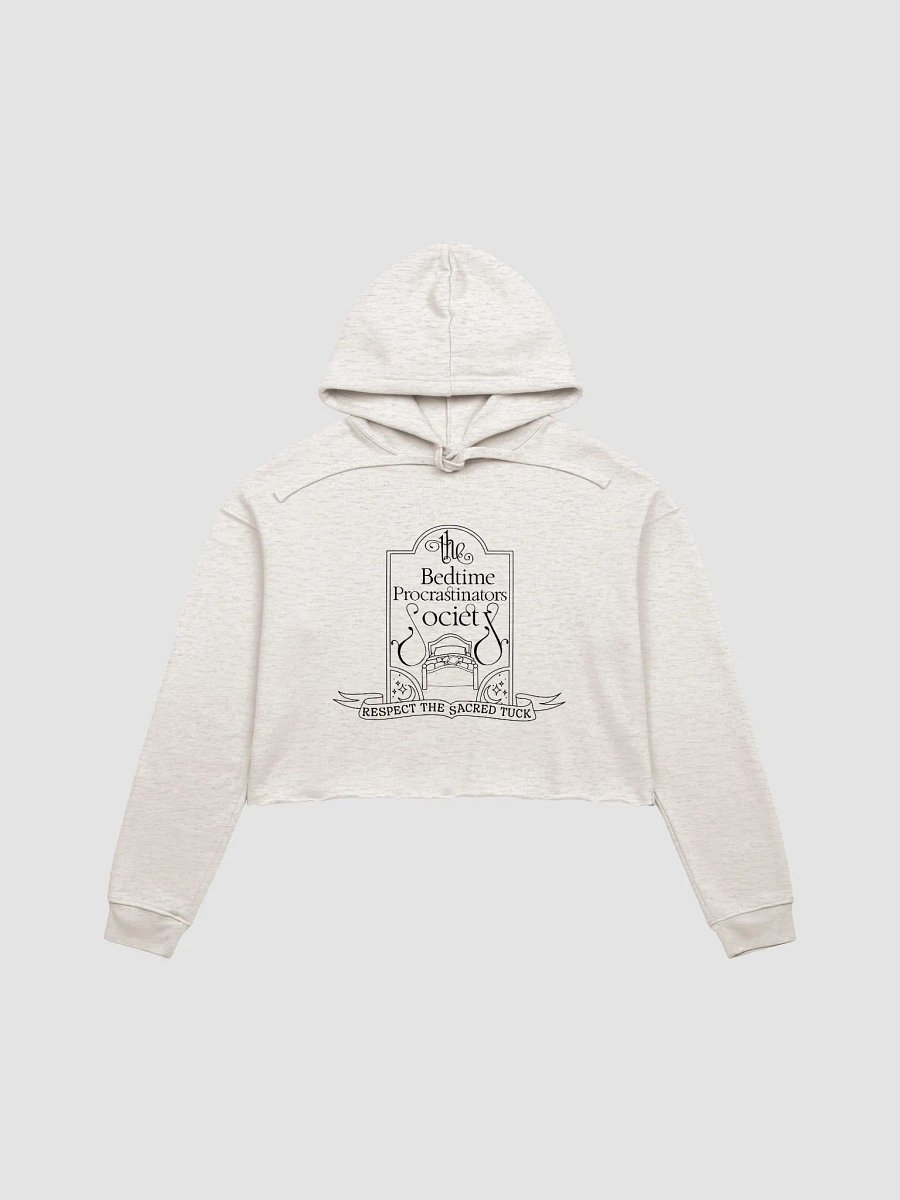 Bedtime Procrastinators Society - Fleece Crop Hoodie product image (2)