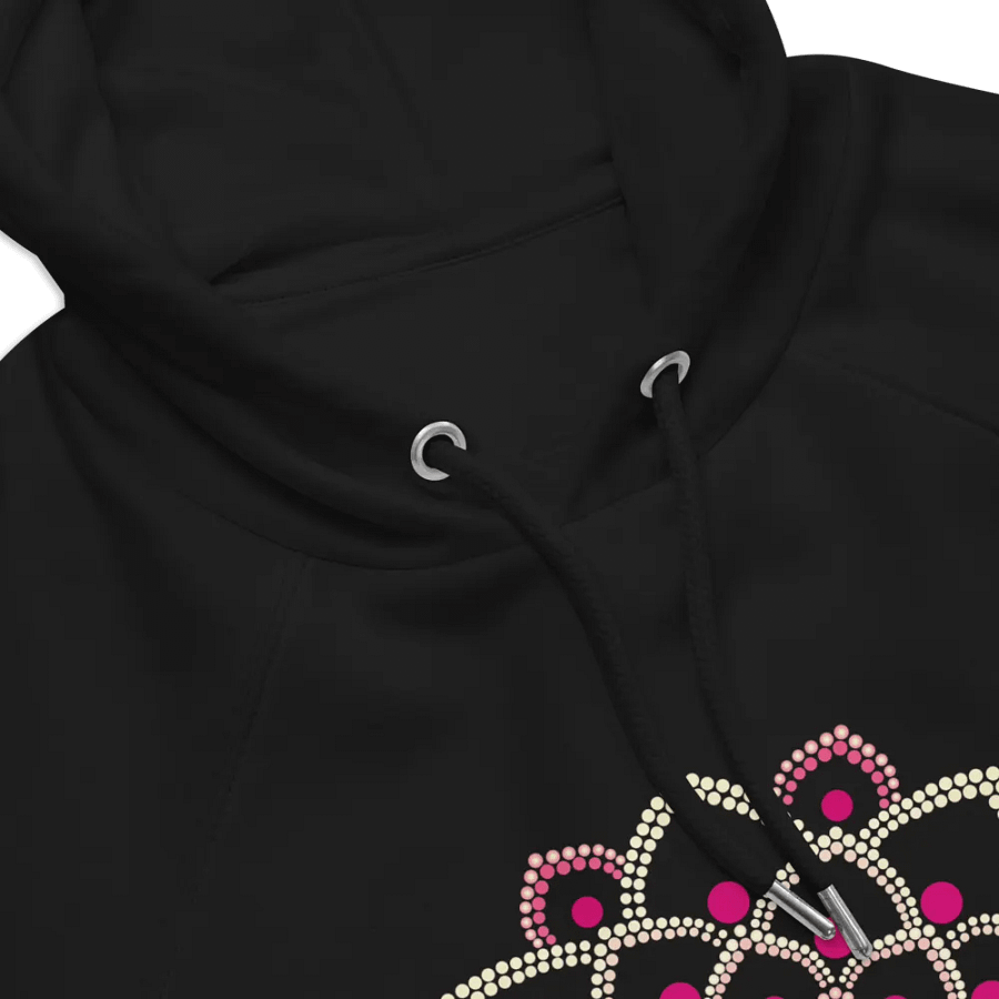 Simple Pink Mandala Unisex Eco Hoodie product image (3)