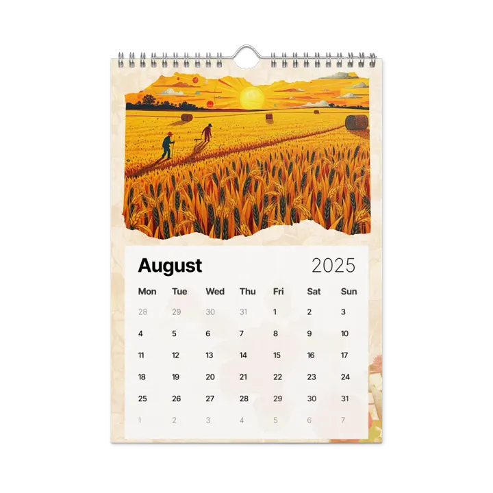 FOLK ART WALL CALENDAR 2025 product image (2)
