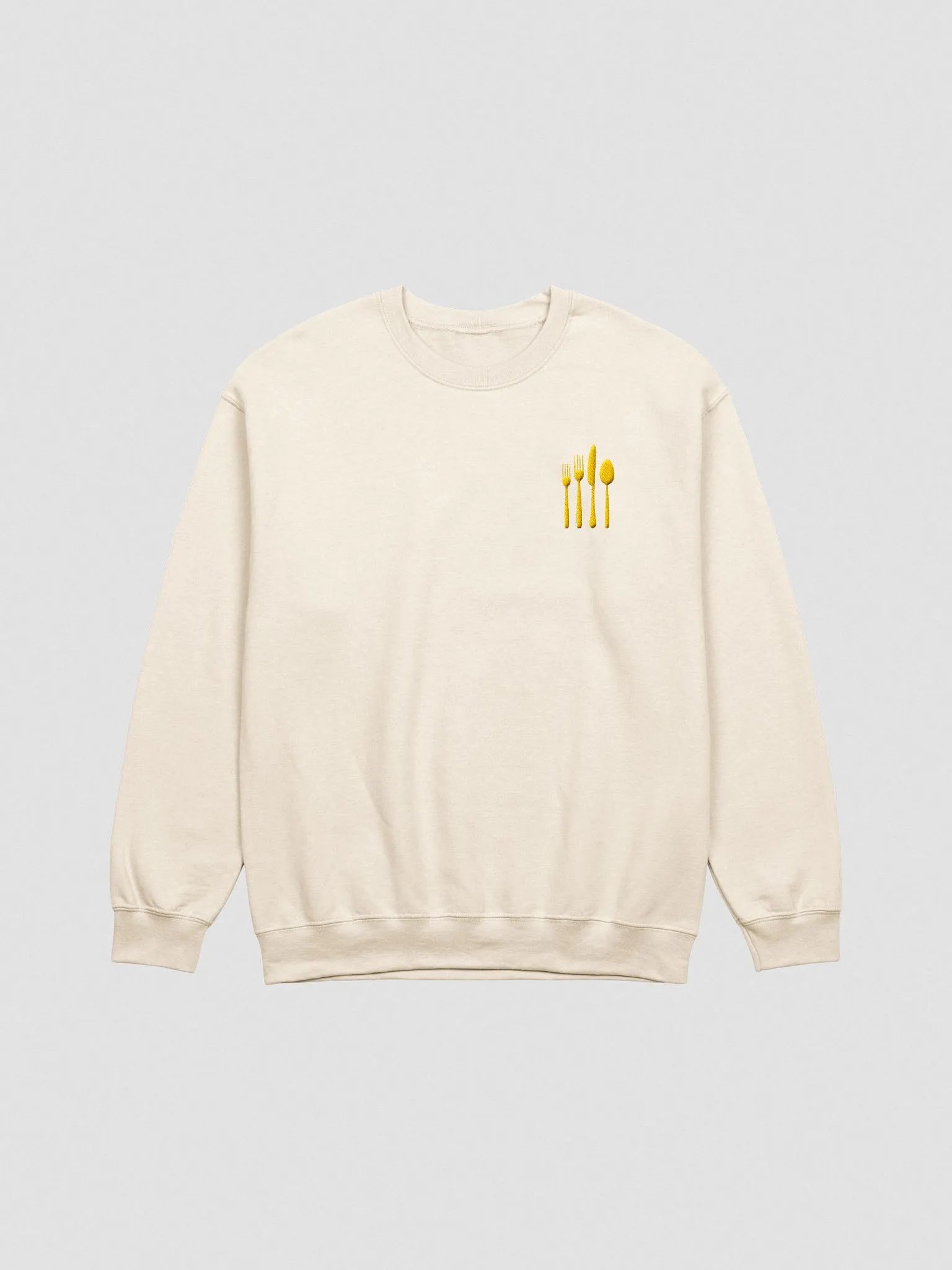 Cutlery Sweatshirt Sand product image (1)