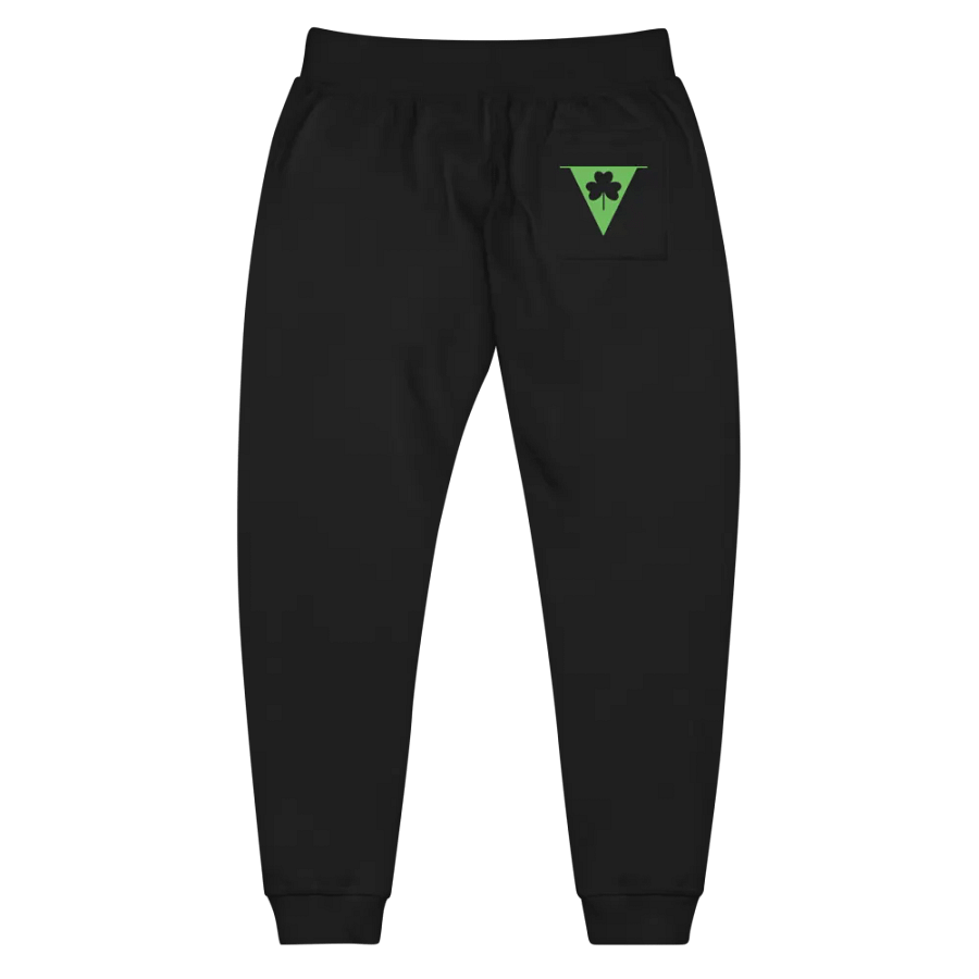 Lucky Vertical Green Block Letters Fleece Joggers product image (33)
