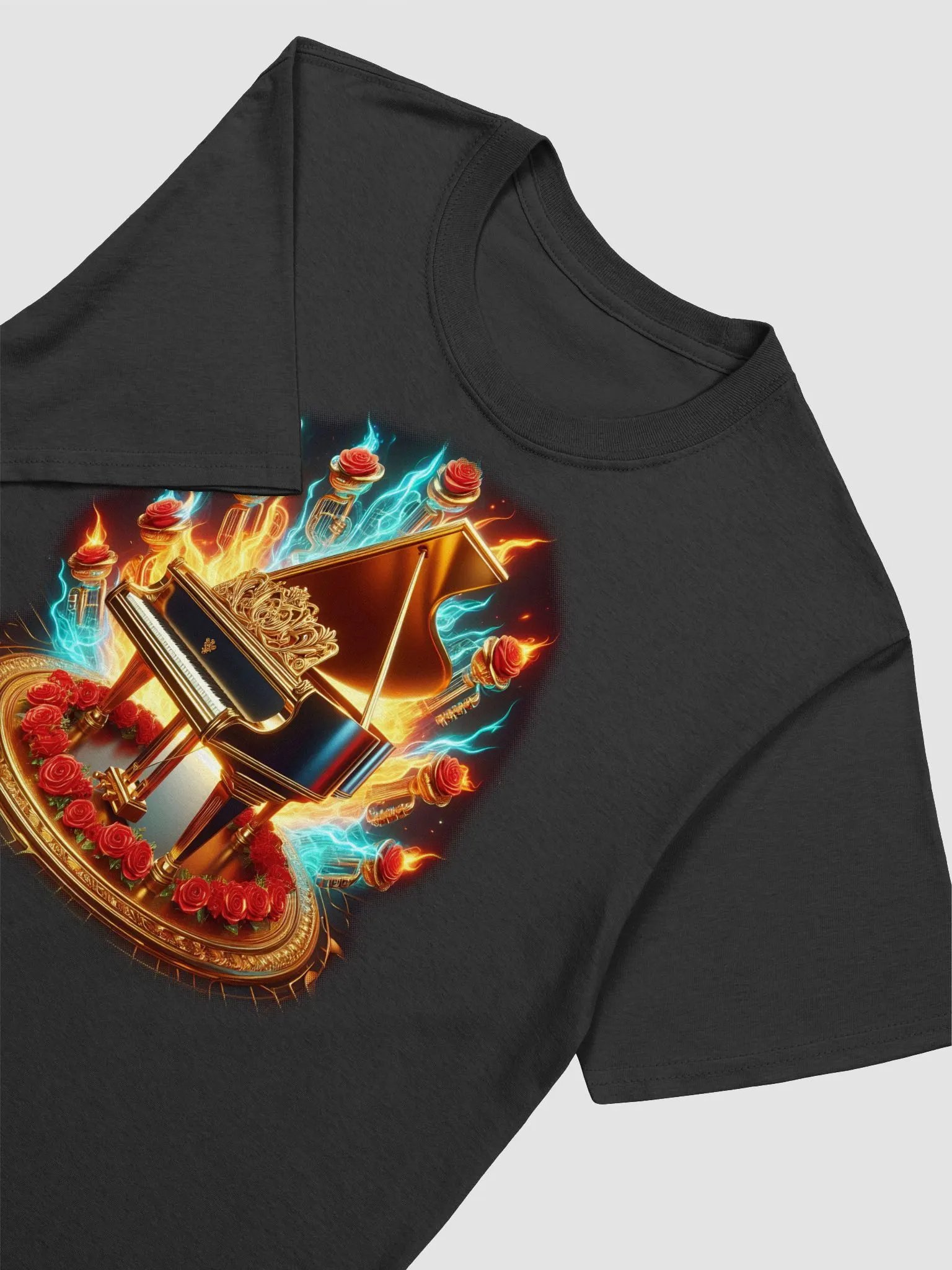 Symphonic Inferno - Unisex Piano T-Shirt #24 product image (3)