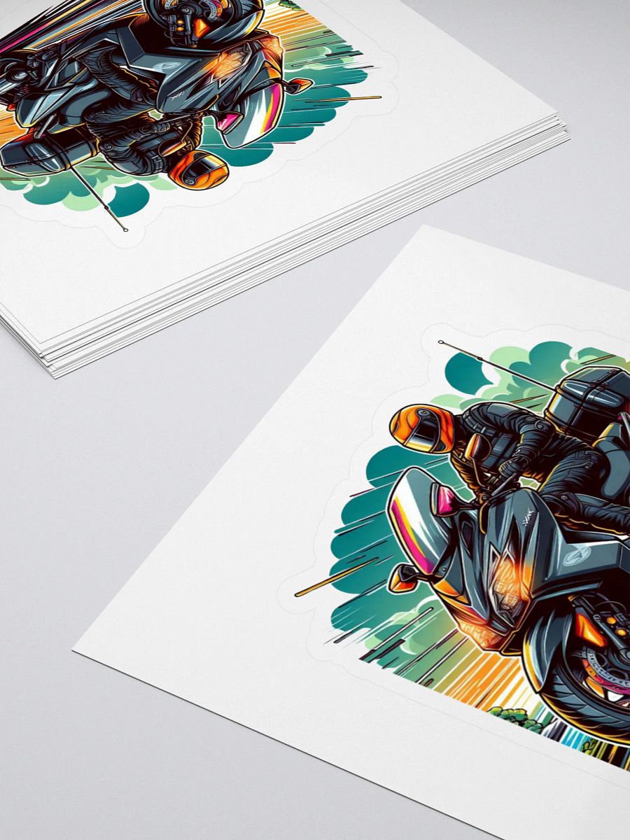 Speed Rider Kiss Cut Stickers product image (4)