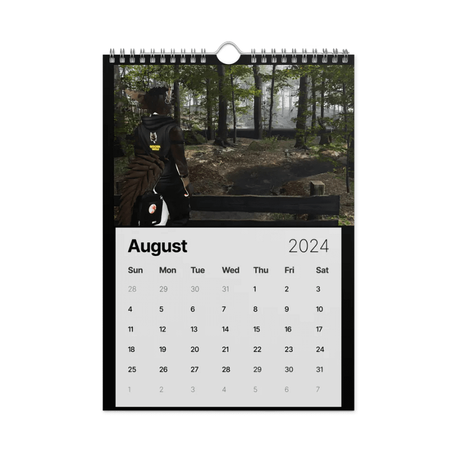 Golden Wolf's calendar product image (2)