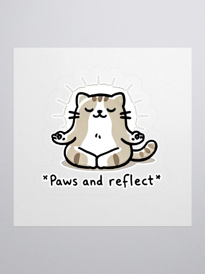 Paws and Reflect Sticker product image (1)
