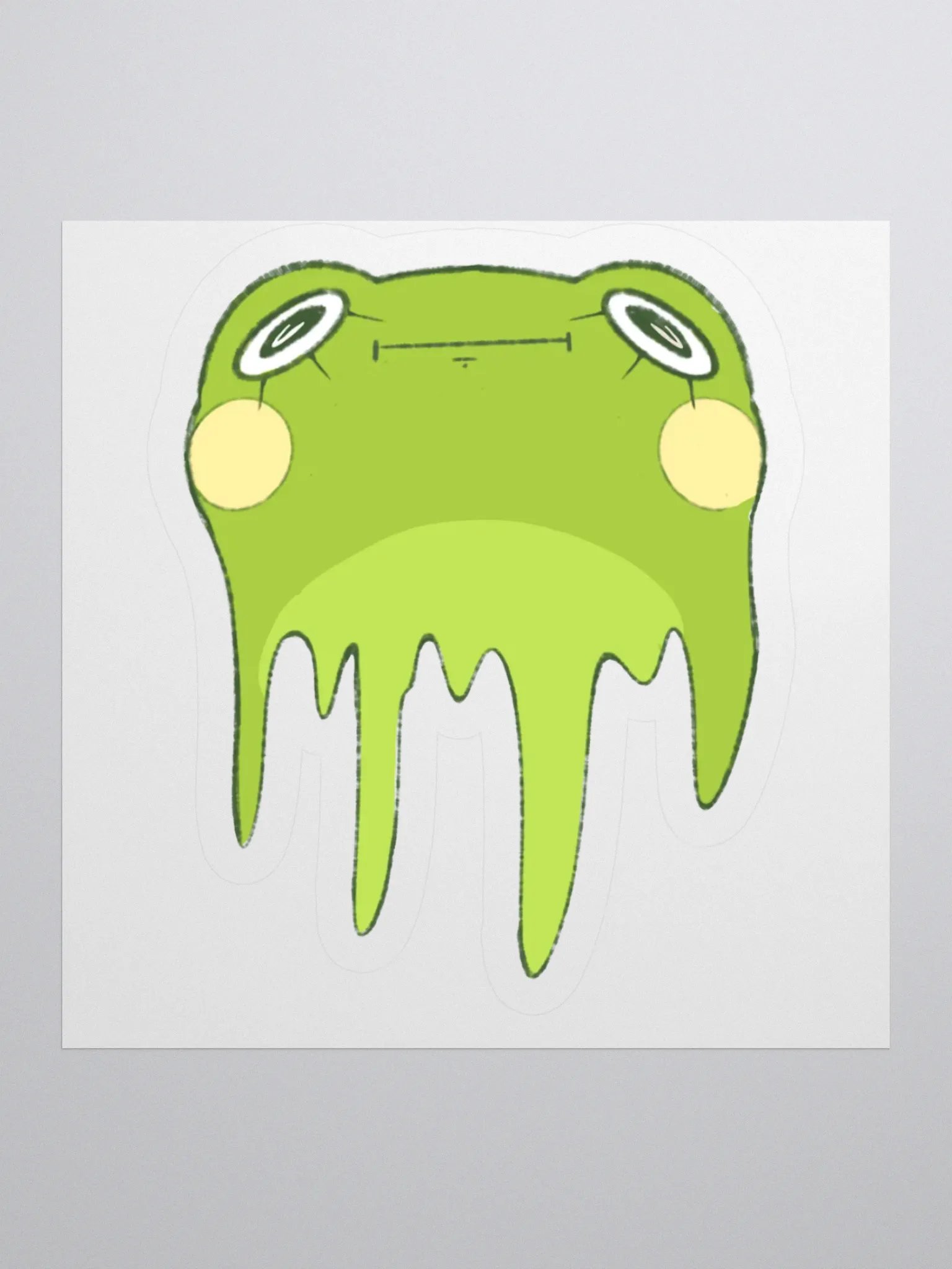 Melting Froggy Sticker product image (1)