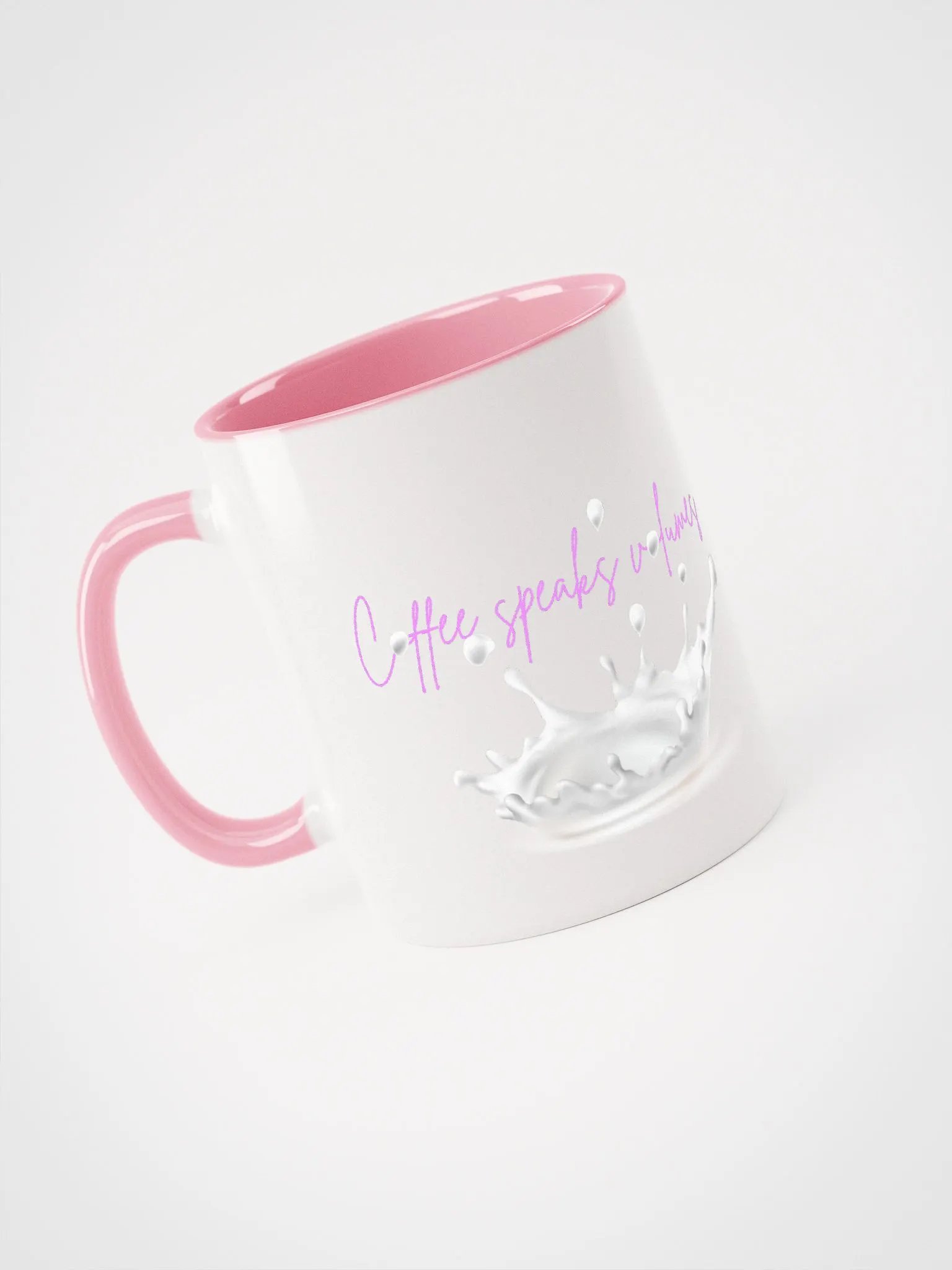 COFFEE SPEAKS VOLUMES MUG product image (1)