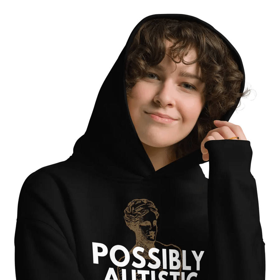 POSSIBLY AUTISTIC - OVERSIZED HOODIE product image (10)