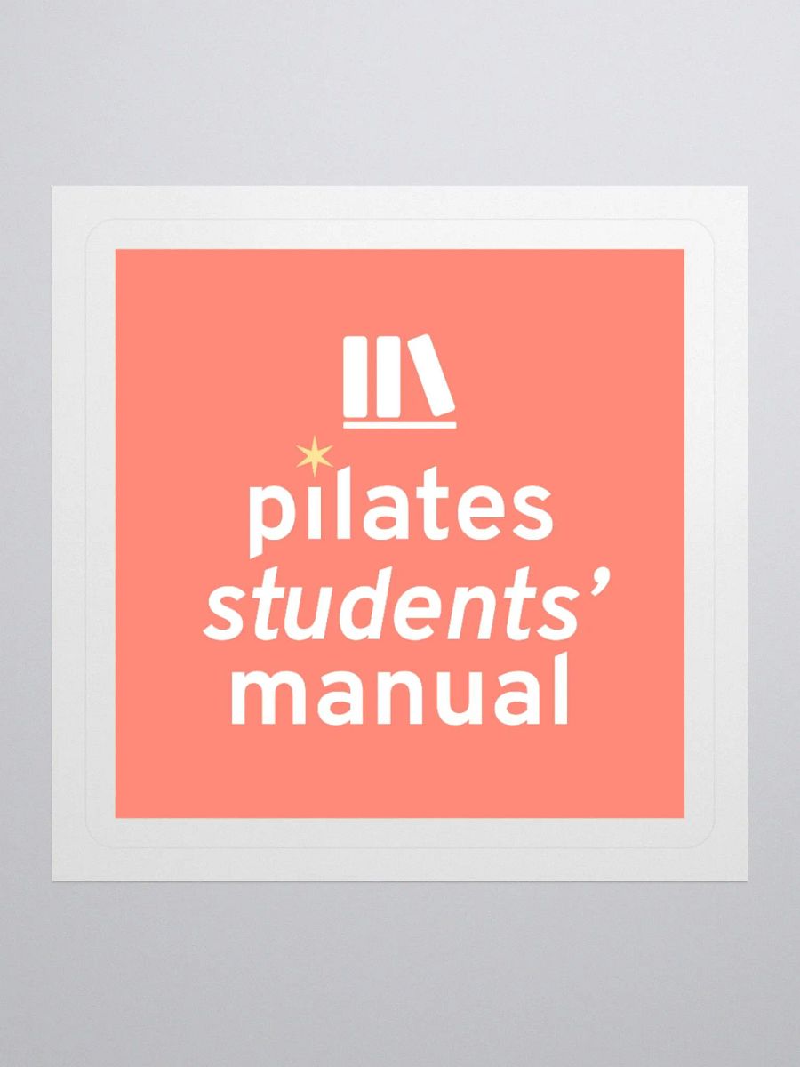 Sticker - Pilates Students' Manual podcast product image (1)