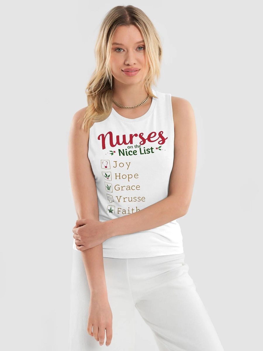 Festive Nurses on the Nice List Tank product image (6)
