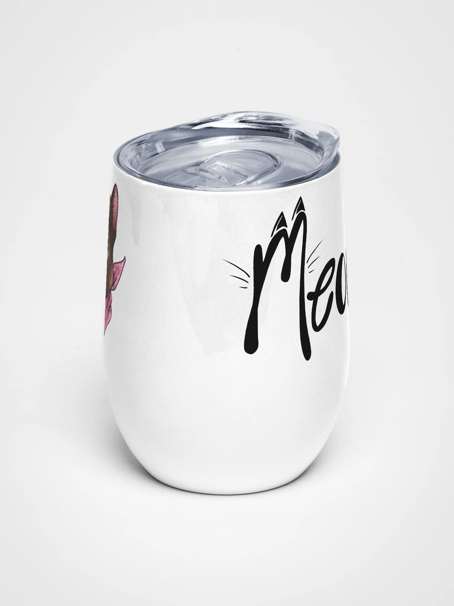 Purrfect Sip Wine Tumbler product image (1)