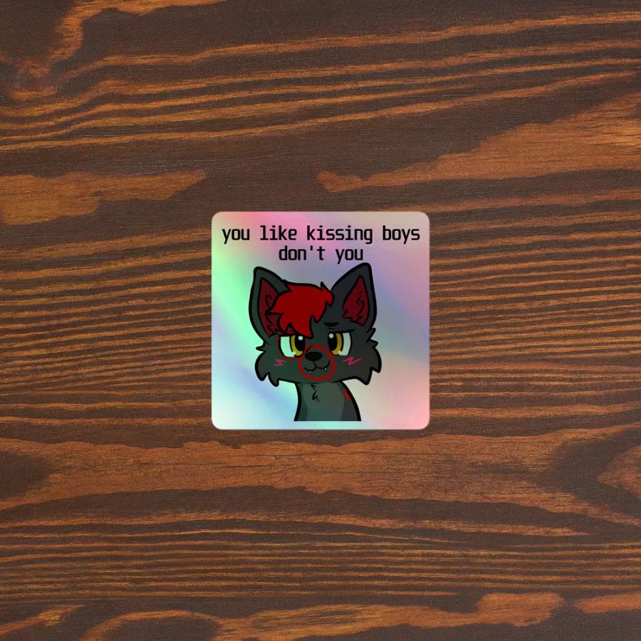 Fury Boykisser Holographic Sticker product image (5)