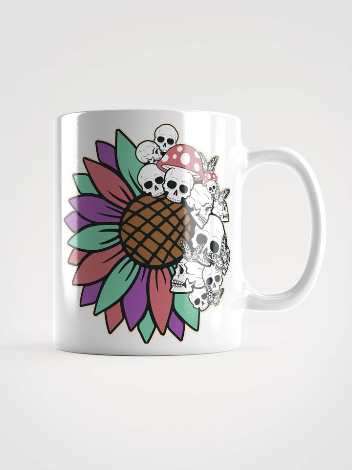 Rainbow Sunflower Skulls Mug product image (1)