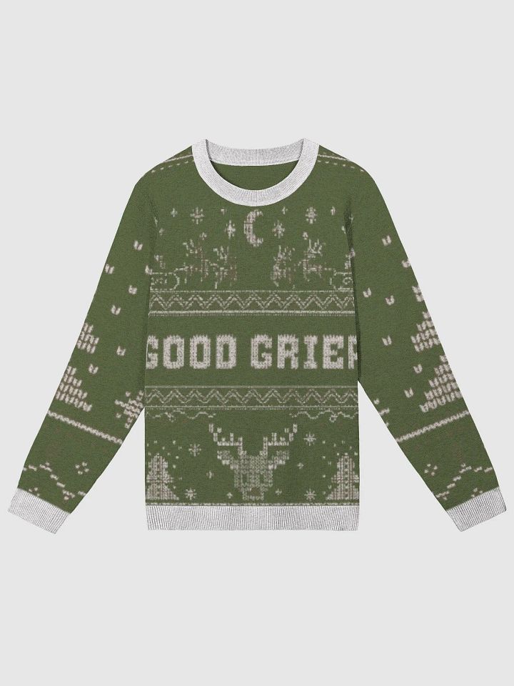 Good Grief Green Knit Sweater product image (1)